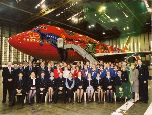 Yours truly on front row. UK/I staff with Wunala Dreaming when she first flew to London