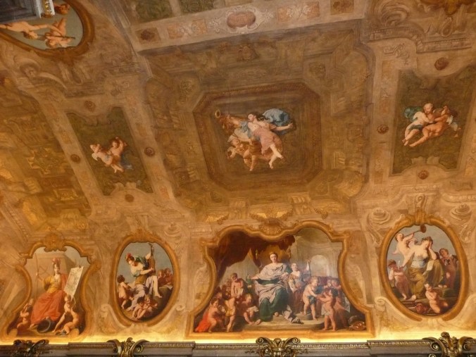 Ceiling of the Eroica Saal at the Palais Lobkowitz