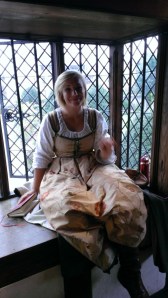 lady in period costume at Swan Inn SH