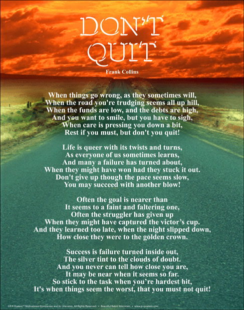 Don't Quit