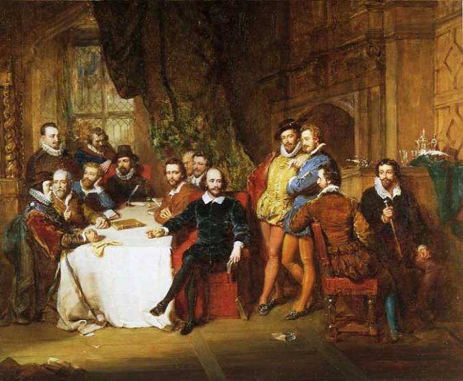 John Faed - Shakespeare and his contemporaries 1851