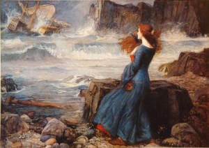 JW Waterhouse - Shakespeare - Miranda-The Tempest