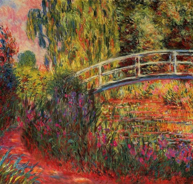 Monet - Japanese Bridge in Autumn