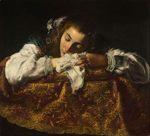 Sleeping Girl, by Domenico Fetti