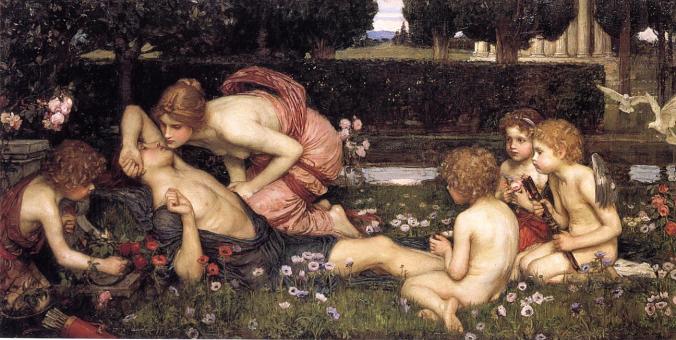 JW Waterhouse - the-awakening-of-adonis-1899