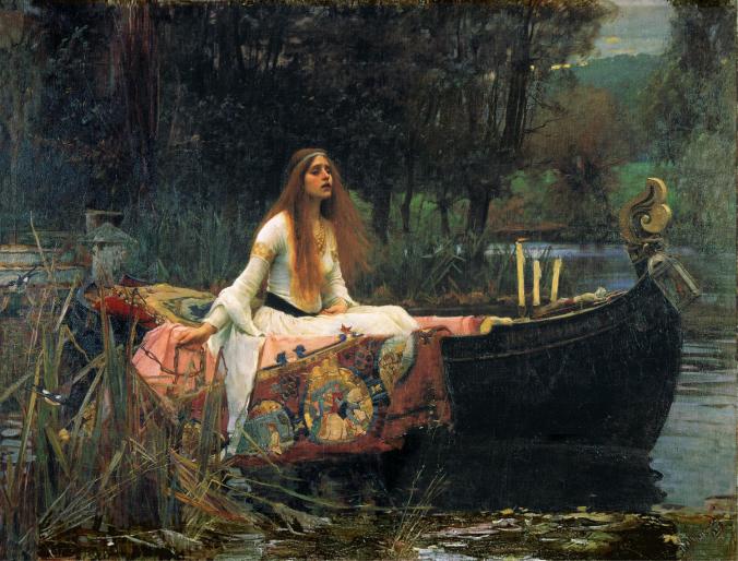 The Lady of Shalott by John William Waterhouse  (1894)