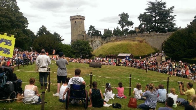 Andean Condor in flight - low just above the log.