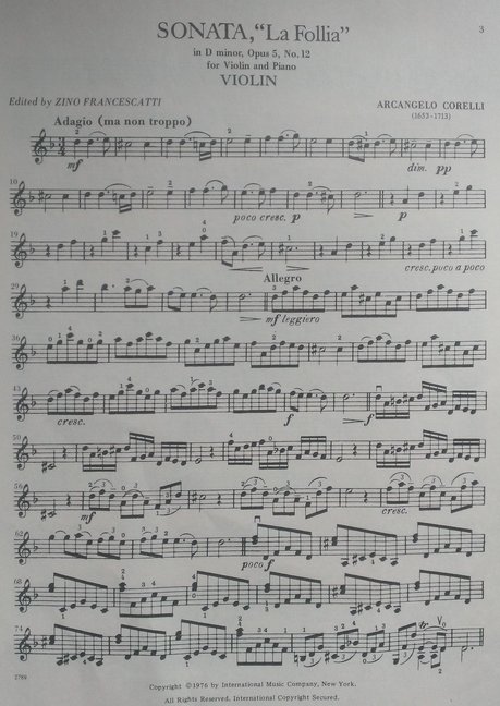 La Follia by Corelli