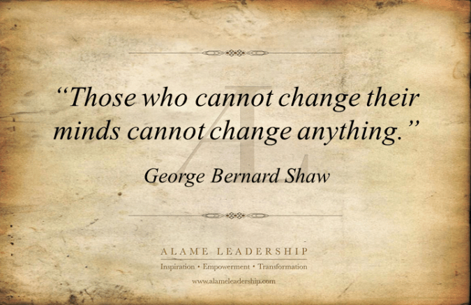 George Bernard Shaw - quote-on-changing-our-thinking
