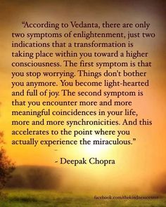 Deepak Chopra - synchronicity
