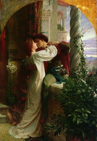 Sir Frank Bernard Dicksee - Romeo & Juliet c. 1884