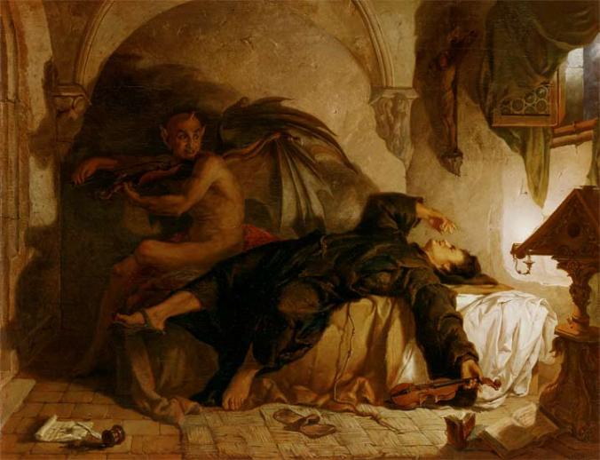 Painting of the devil's trill