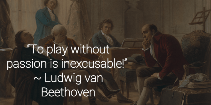 Beethoven at the piano