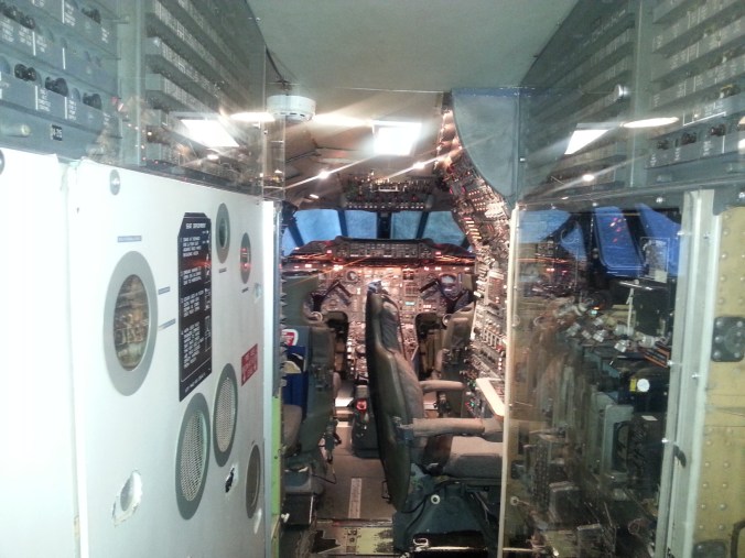 The flight deck of Concorde 'Delta Golf'
