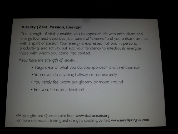 Strength Cards - Vitality