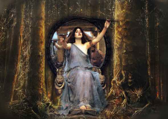 Circe Offering the Cup to Odysseus - JW Waterhouse c. 1891