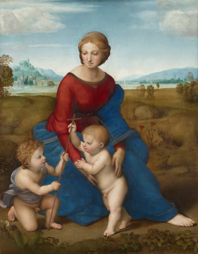 Madonna in the meadow - Raphael c. 1506