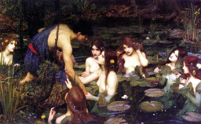 Hylas and the Nymphs - John William Waterhouse c. 1896