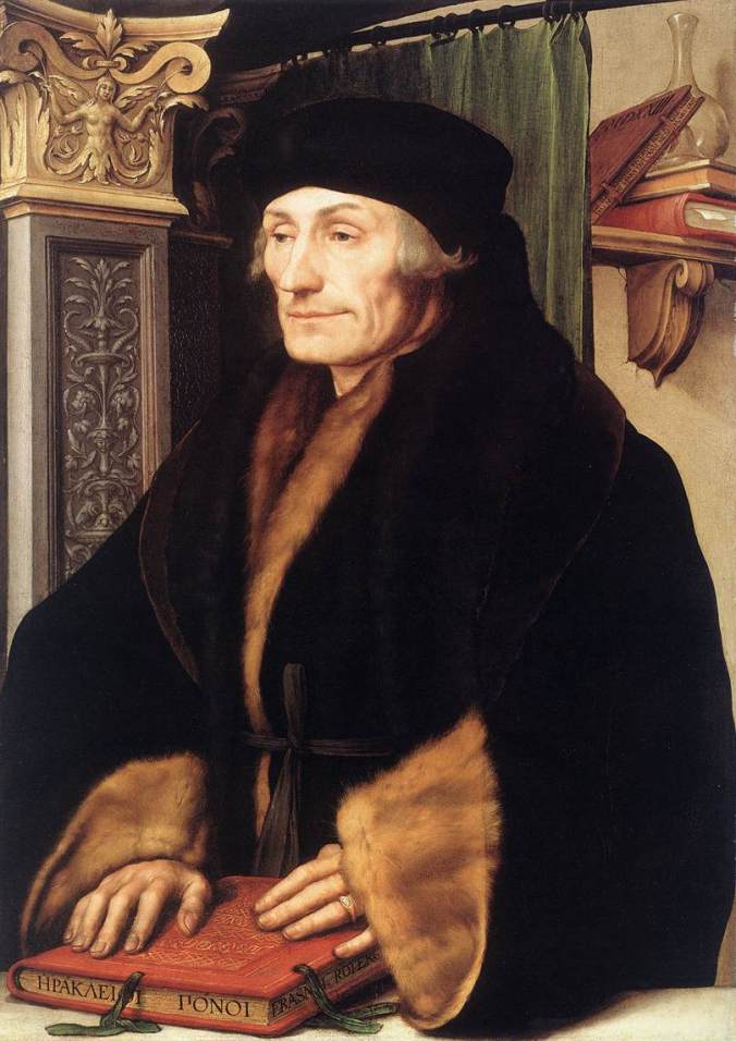 Desiderius Erasmus by Hans Holbein the Younger c. 1523