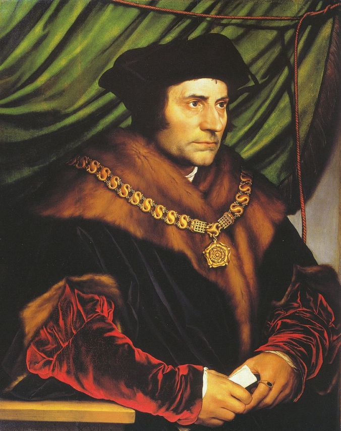 Sir Thomas More by Hans Holbein c. 1527. The Frick Collection New York