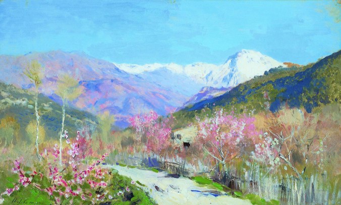Spring in Italy by Isaac levitan c. 1890