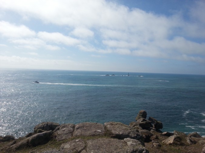 LE - looking out towards longships lighthouse
