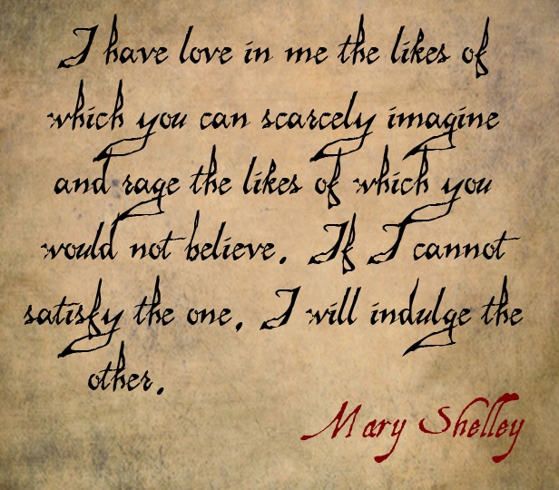 Excerpt from Mary Shelley's Frankenstein