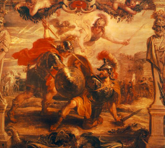 Achilles Slays Hector by Peter Paul Rubens