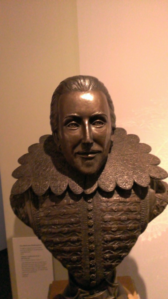 Shakespeare's bust at the Birthplace House