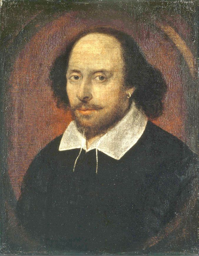 William Shakespeare - The 'Chandos' portrait, artist unknown