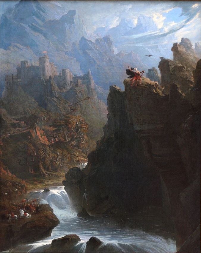 The Bard by John Martin c. 1817