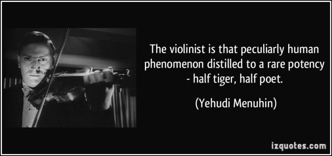 Yehudi Menuhin violin quote