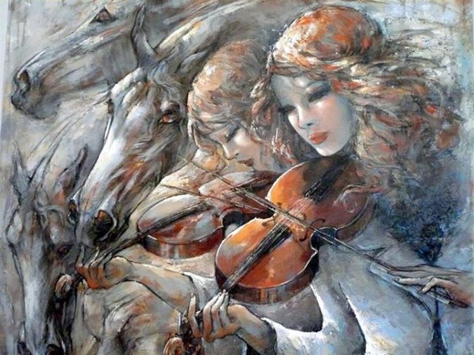 Jeanne Saint Cheron - violinist
