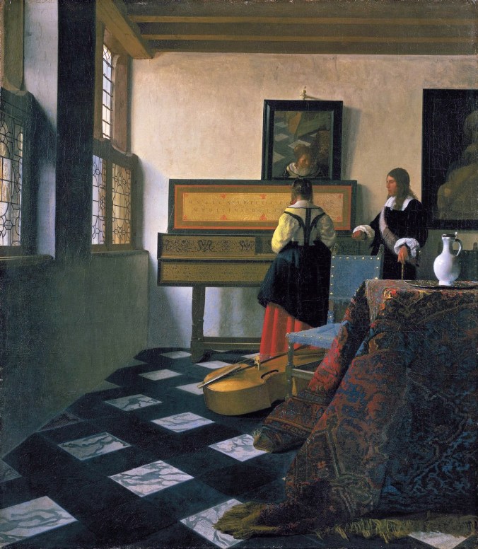 The Music Lesson by Jan Vermeer
