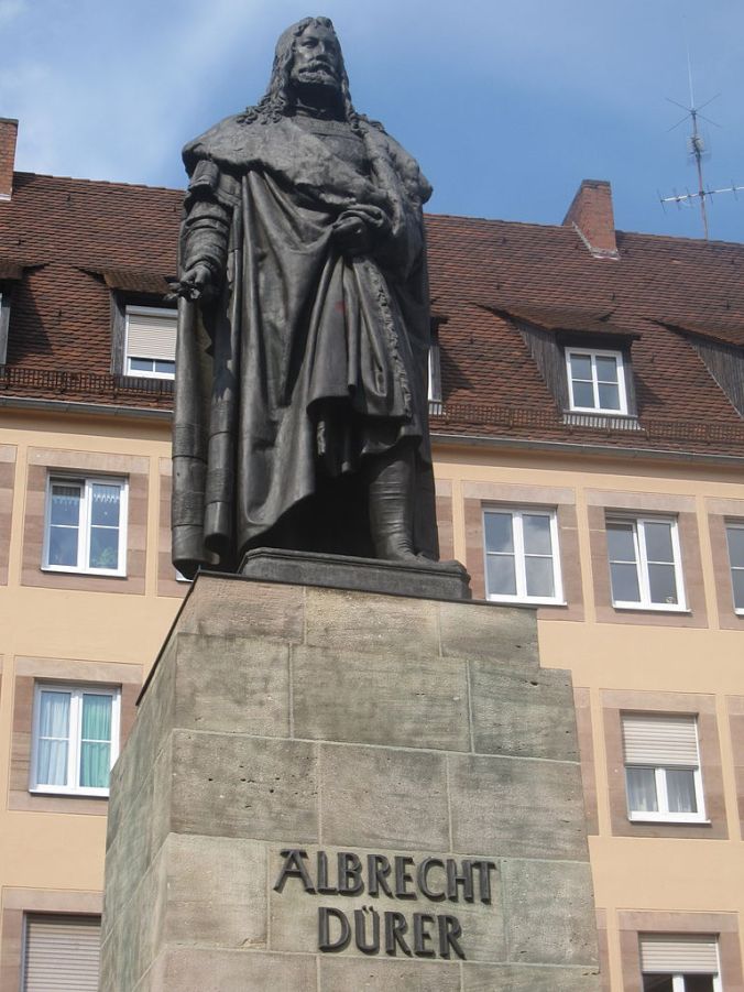 Albrecht Dürer statue in Nuremberg