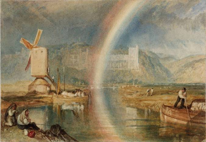 Arundel Castle on the River Arun, with a Rainbow c. 1824-5 Joseph Mallord William Turner 1775-1851 Accepted by the nation as part of the Turner Bequest 1856 