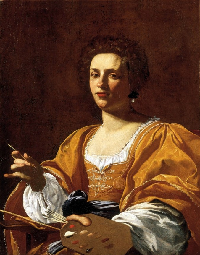 Portrait of Artemisia Gentileschi c. 1623 - 26 by Simon Vouet 