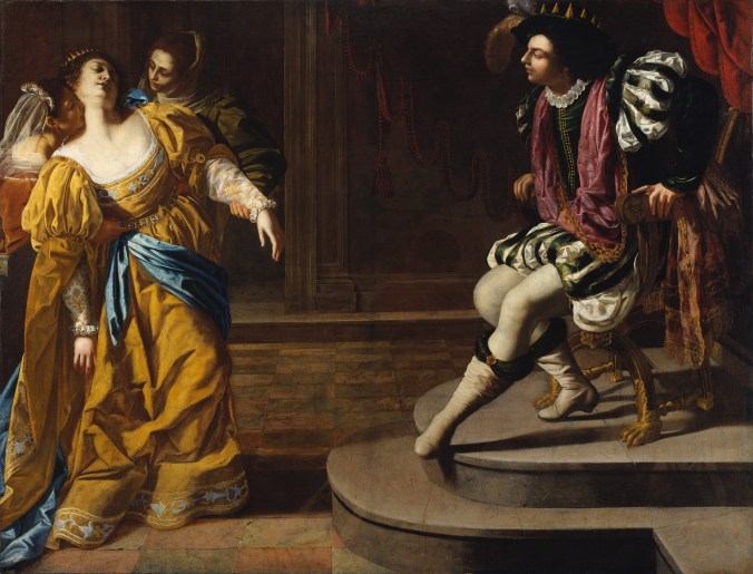 Esther_before_Ahasuerus c. 1628 - 35 by Artemisia Gentileschi 