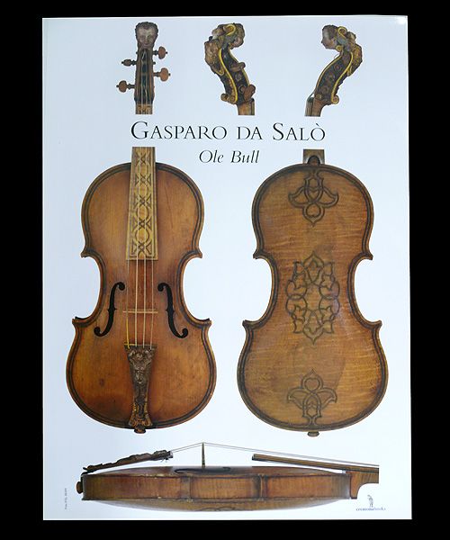 Ole Bull's Gasparo da Salo violin.