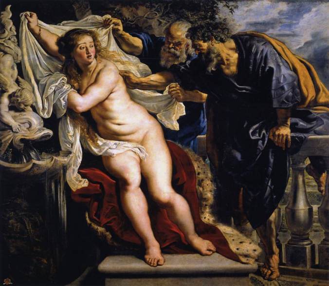 Susanna and the Elders by Peter Paul Rubens, also painted in 1610