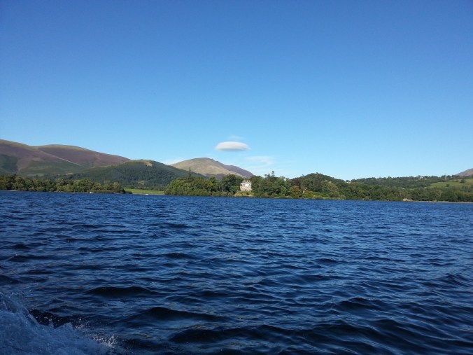 Low-flying cloud over Derwentwater!