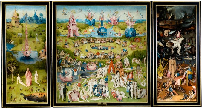 The Garden of Earthly Delights (triptych ca. 1510) by Hieronymus Bosch