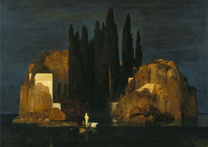 Isle of the Dead by Arnold Böcklin c. 1880 (Basel Version)