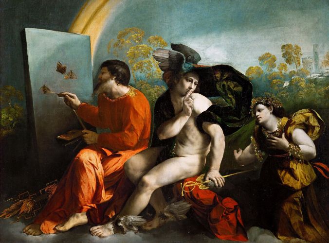 Jupiter, Mercury and Virtue by Dosso Dossi circa late 16th Century