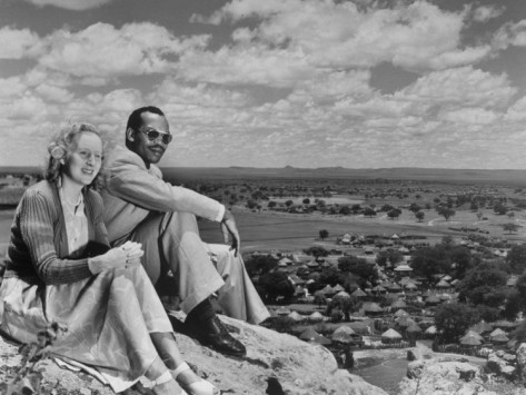 Seretse and Ruth Khama in Serowe