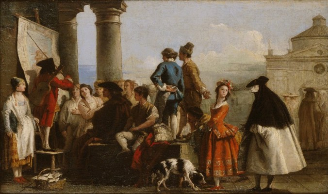 The Storyteller by Giovanni Domenico Tiepolo c. 1773 