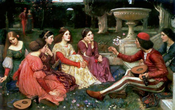 A Tales of The Decameron by John William Waterhouse
