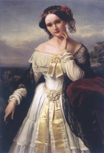 Mathilde Wesendonck by Karl Ferdinand Sohn c. 1850
